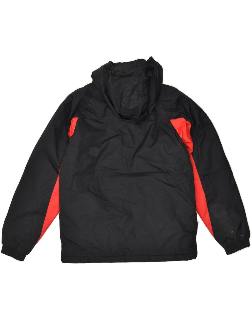 MOUNTAIN WAREHOUSE Boys Hooded Windbreaker Jacket 12-13 Years Black | Vintage Mountain Warehouse | Thrift | Second-Hand Mountain Warehouse | Used Clothing | Messina Hembry 