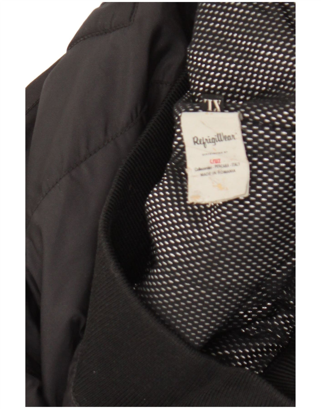 Refrigiwear Mens Bomber Jacket UK 42 XL Black Polyamide