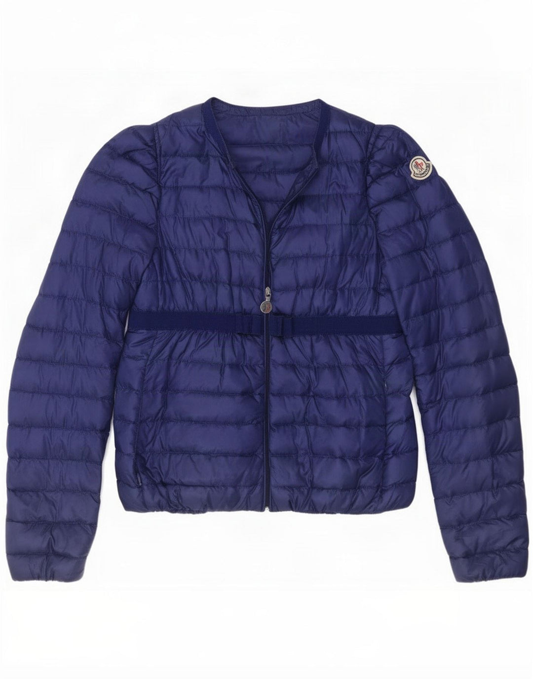 Moncler Girls Padded Jacket 13-14 Years Navy Blue Polyamide