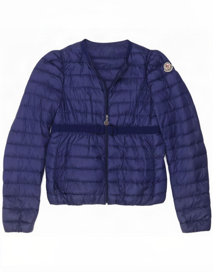Moncler Girls Padded Jacket 13-14 Years Navy Blue Polyamide