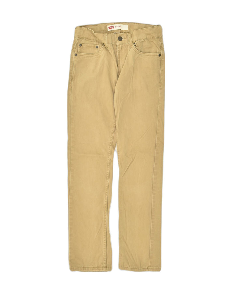 LEVI'S Boys 511 Slim Casual Trousers 11-12 Years W26 L26  Beige Cotton | Vintage Levi's | Thrift | Second-Hand Levi's | Used Clothing | Messina Hembry 