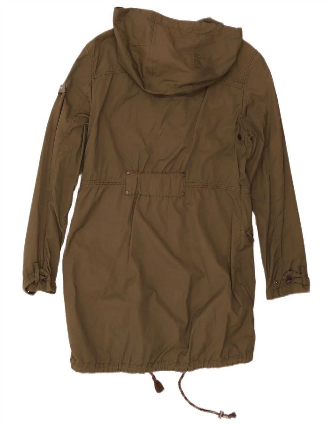 Frieda & Freddies Womens Hooded Parka Jacket EU 36 Small Khaki