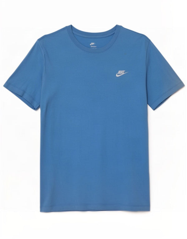 Nike Mens T-Shirt Top Large Blue Cotton