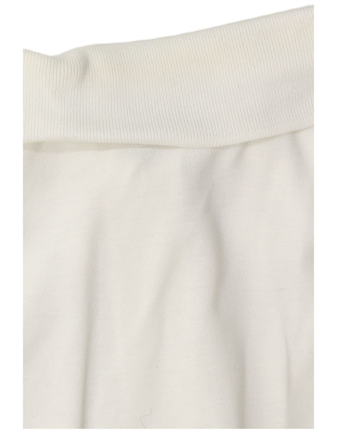 Sergio Tacchini Mens Polo Shirt IT 50 Medium White Cotton