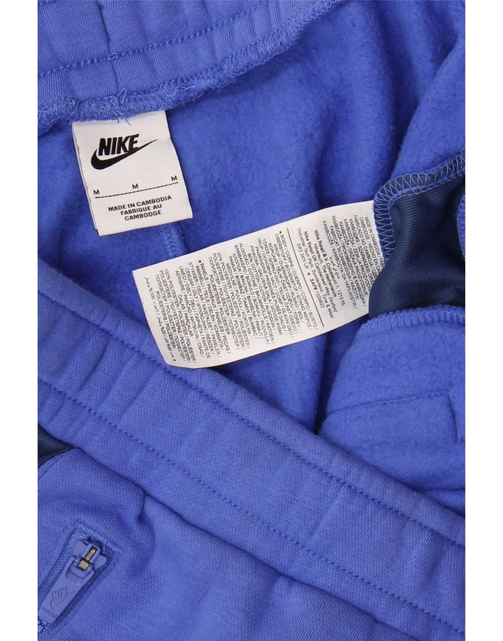 Nike Mens Tracksuit Trousers Joggers Medium  Blue Colourblock Cotton
