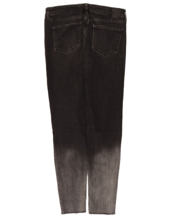Zara Womens Skinny Jeans EU 38 Small W28 L27 Grey Colourblock
