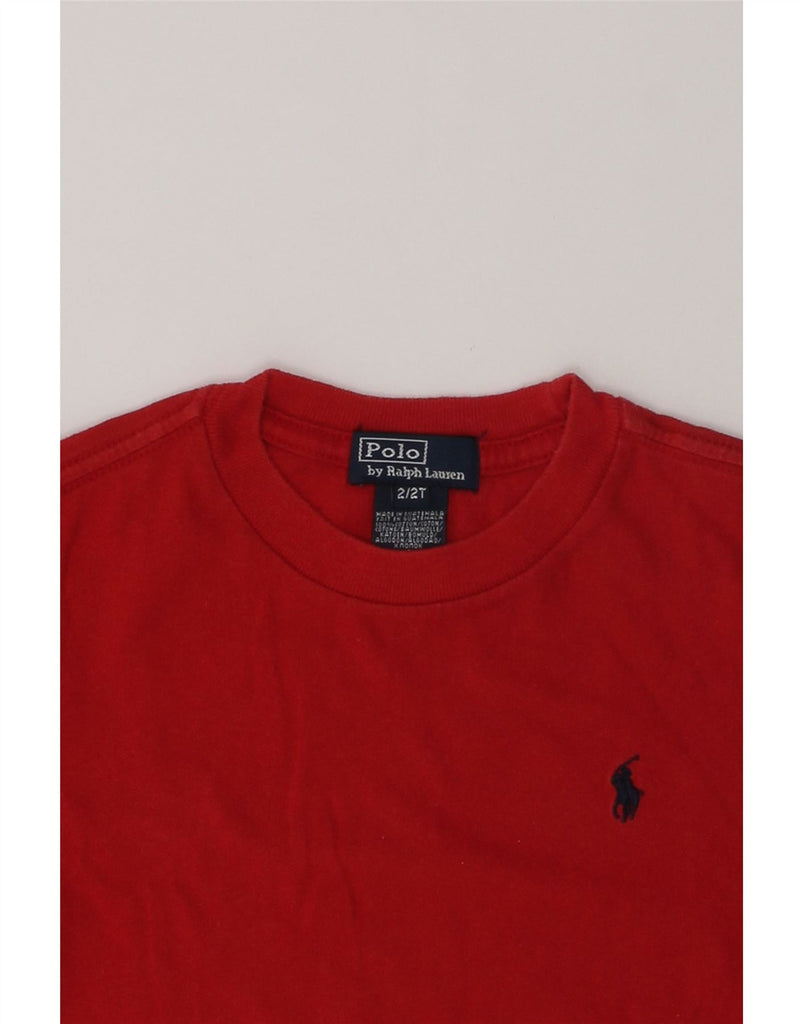 POLO RALPH LAUREN Baby Boys T-Shirt Top 18-24 Months Red Cotton | Vintage Polo Ralph Lauren | Thrift | Second-Hand Polo Ralph Lauren | Used Clothing | Messina Hembry 