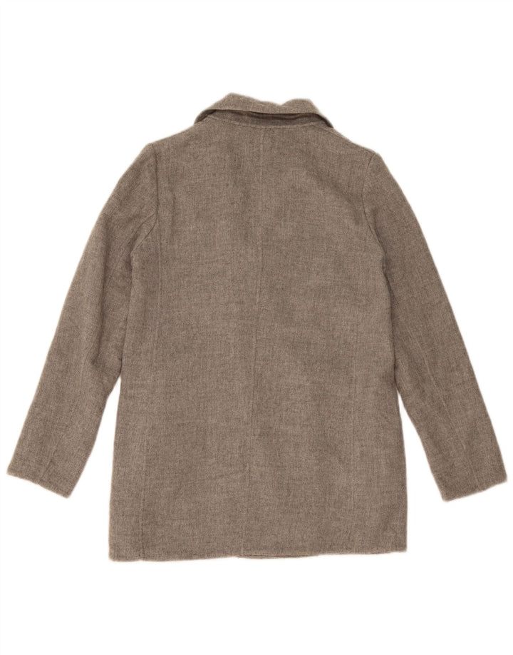 Massimo Dutti Womens Double Breasted Oversized Blazer Jacket EU 36 XS Grey