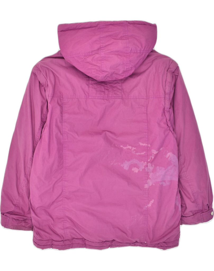 MC ROSS Mens Hooded Padded Jacket UK 42 XL Pink Cotton | Vintage MC Ross | Thrift | Second-Hand MC Ross | Used Clothing | Messina Hembry 