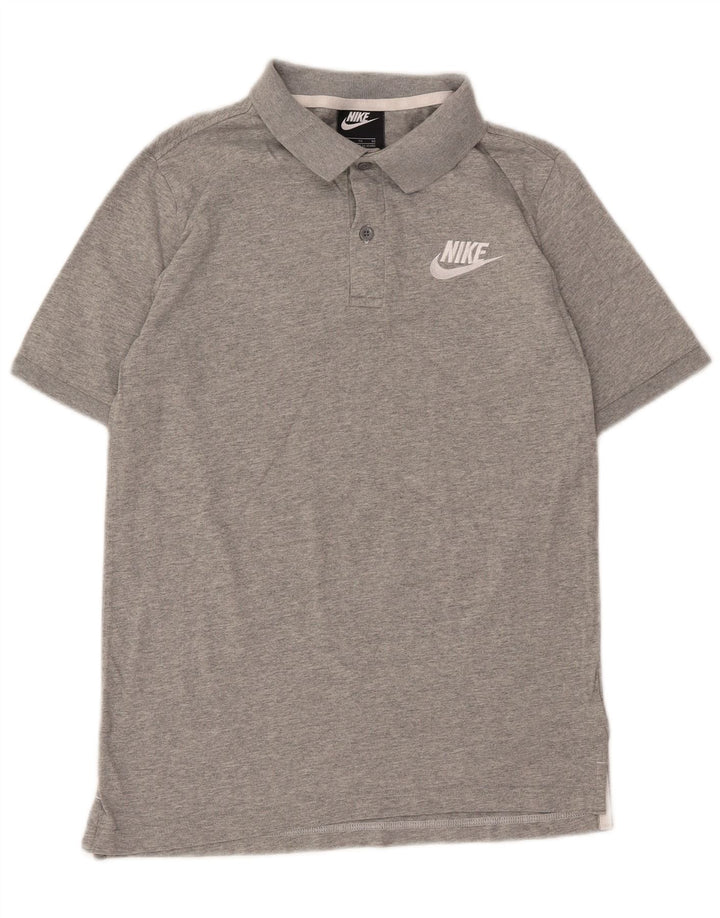 NIKE Boys Polo Shirt 13-14 Years XL Grey