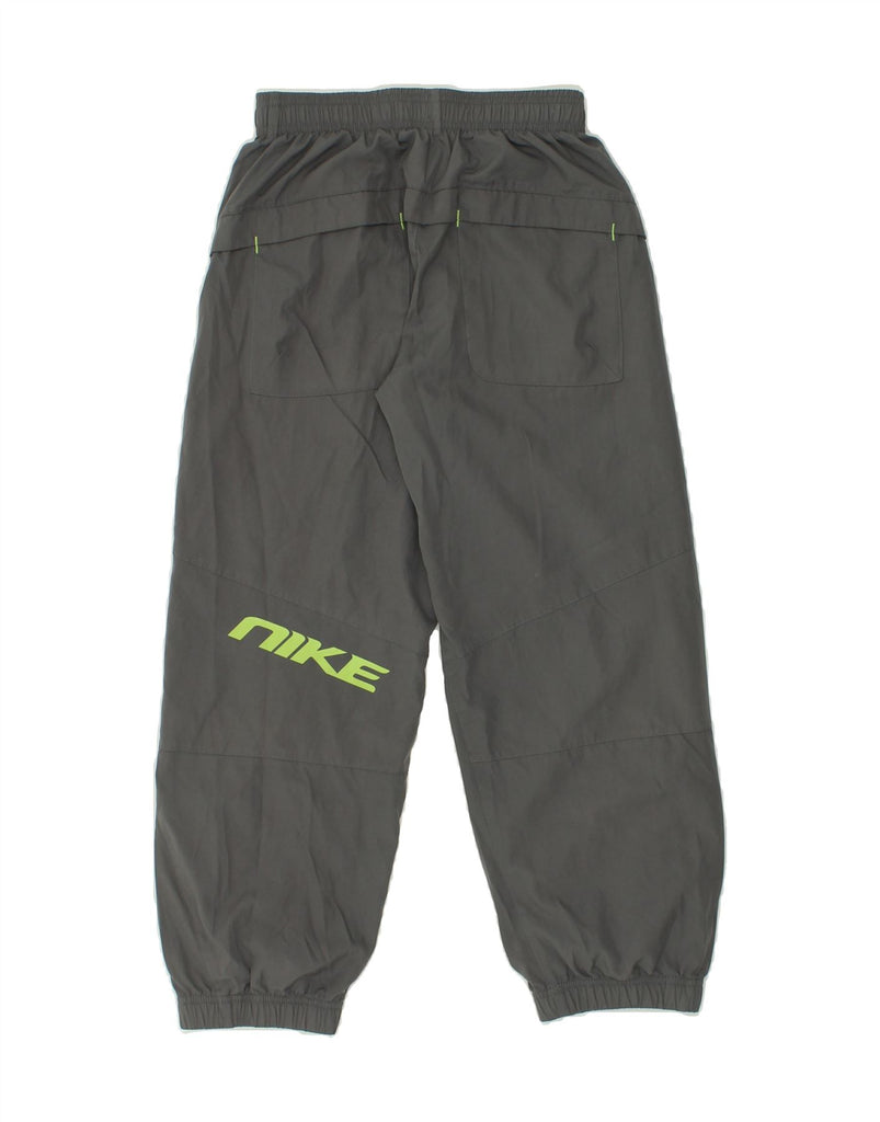 NIKE Boys Tracksuit Trousers 10-11 Years Medium Grey Polyester | Vintage Nike | Thrift | Second-Hand Nike | Used Clothing | Messina Hembry 