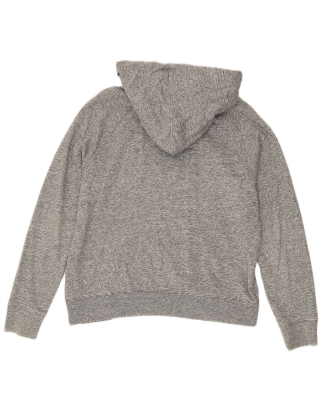 Levi's Womens Graphic Hoodie Jumper UK 14 Medium Grey Flecked