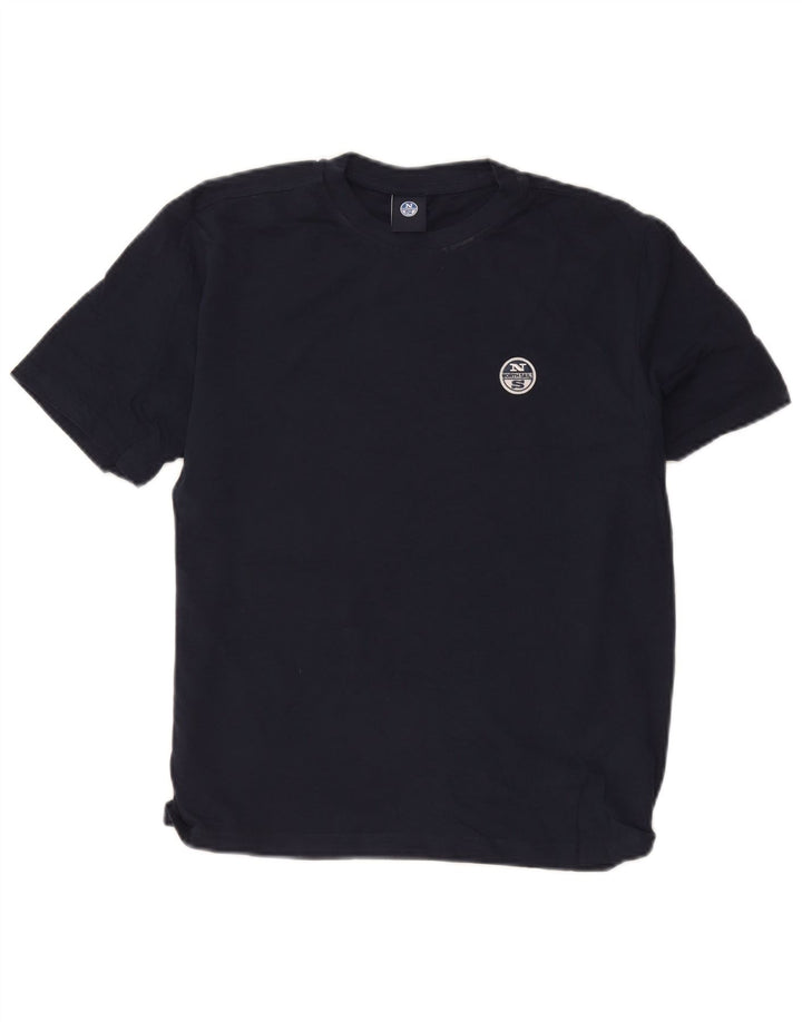 North Sails Mens T-Shirt Top XS Navy Blue Cotton