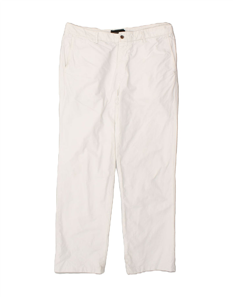 MARLBORO CLASSICS Mens Straight Chino Trousers W40 L30  White Cotton | Vintage Marlboro Classics | Thrift | Second-Hand Marlboro Classics | Used Clothing | Messina Hembry 