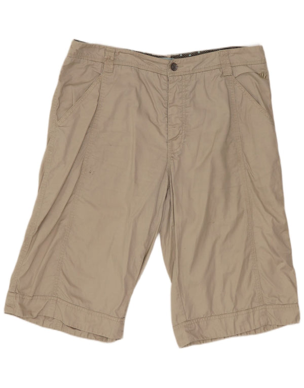 FAT FACE Mens Chino Shorts W34 Large Beige Cotton
