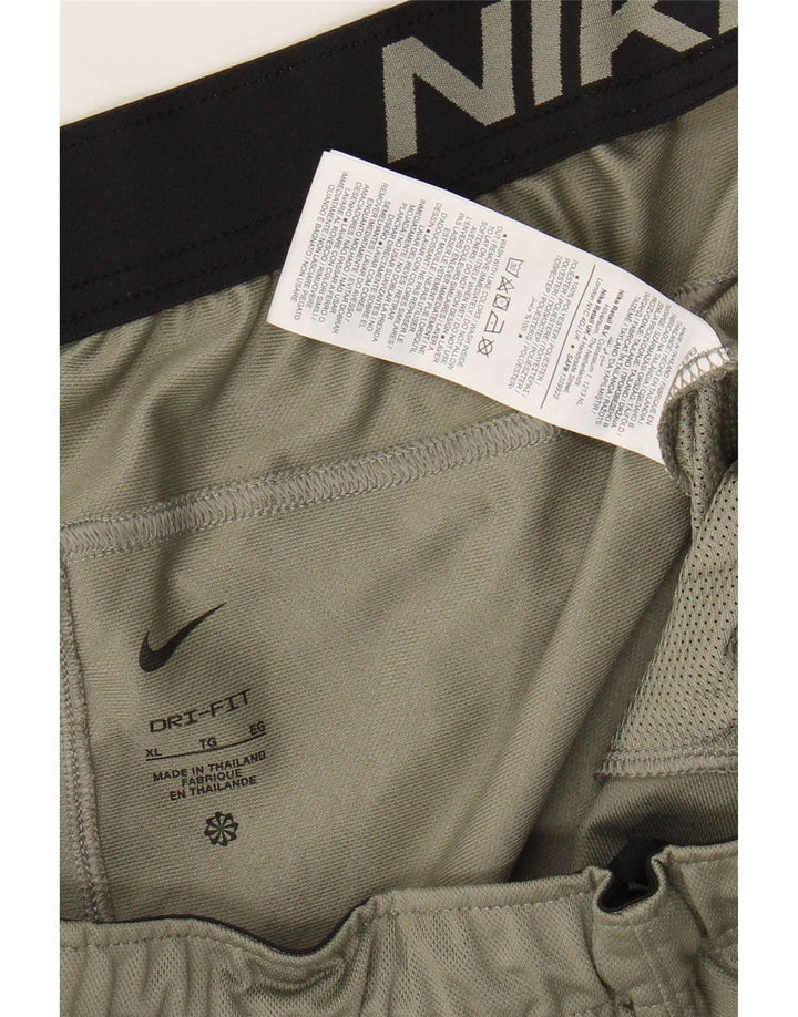 Nike Mens Dri Fit Sport Shorts XL  Khaki Polyester