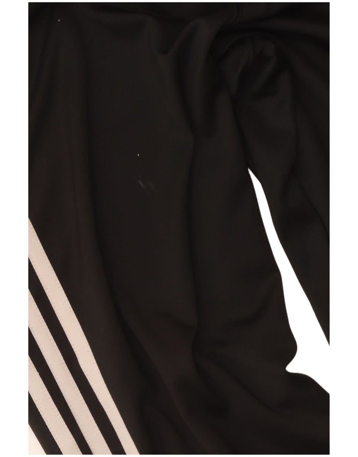 Adidas Womens Climalite Capri Leggings UK 12/14 Medium  Black Polyester