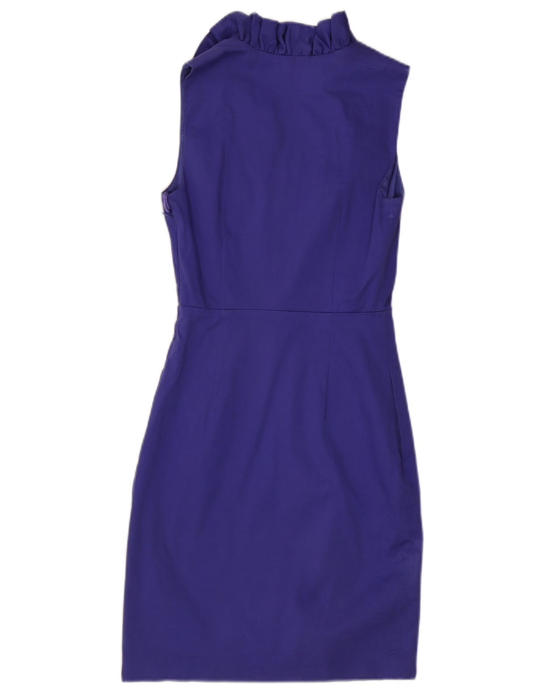 TED BAKER Womens Sleeveless Sheath Dress Size 1 Small Purple Cotton