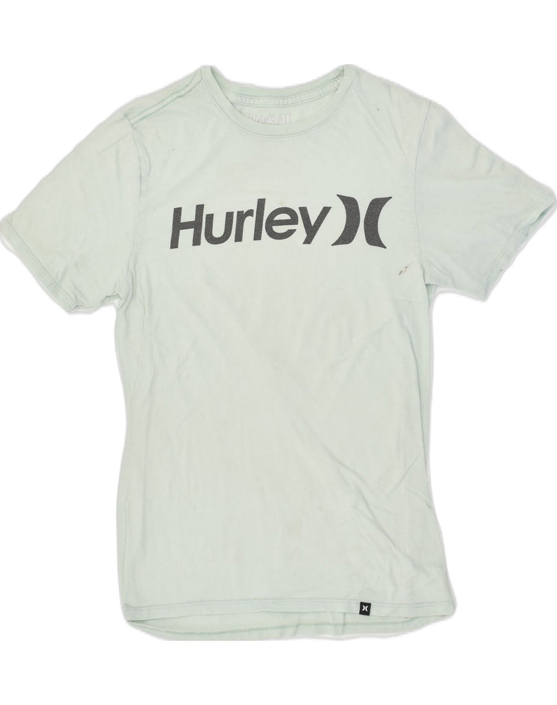 HURLEY Mens Graphic T-Shirt Top Small Green Cotton | Vintage Hurley | Thrift | Second-Hand Hurley | Used Clothing | Messina Hembry 