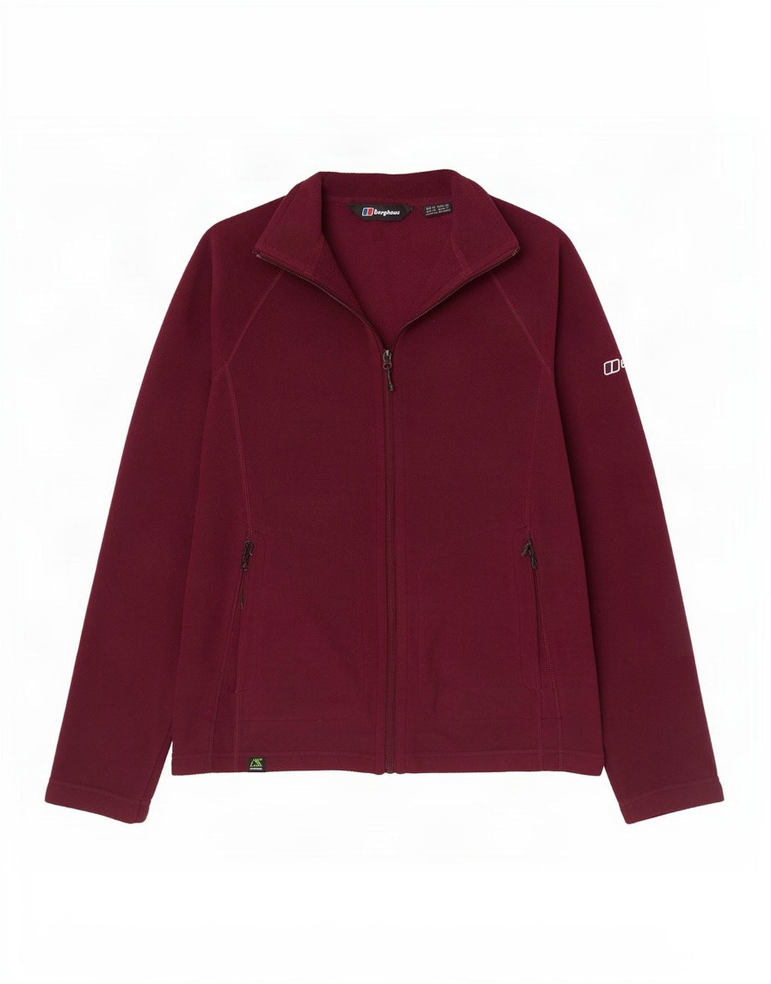 Berghaus Womens Fleece Jacket UK 12 Medium Burgundy Polyester