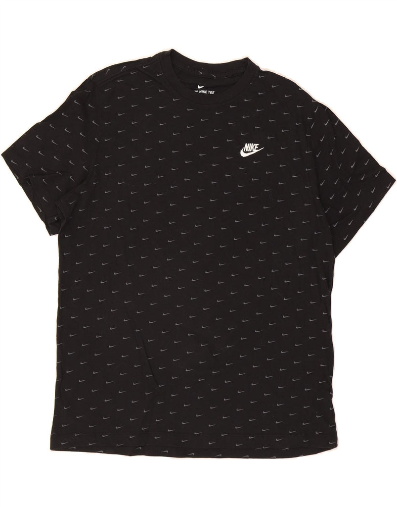 NIKE Mens Graphic T-Shirt Top XL Black Vintage Nike and Second-Hand Nike from Messina Hembry 