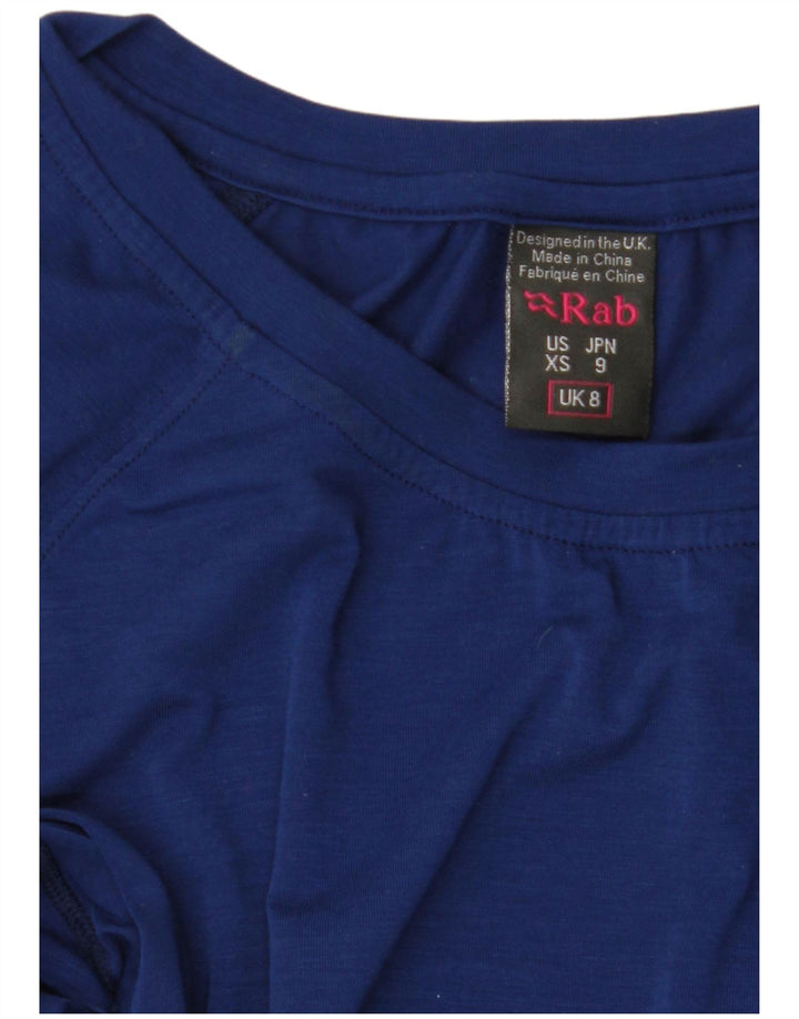 RAB Womens Vest Top UK 8 Small Navy Blue