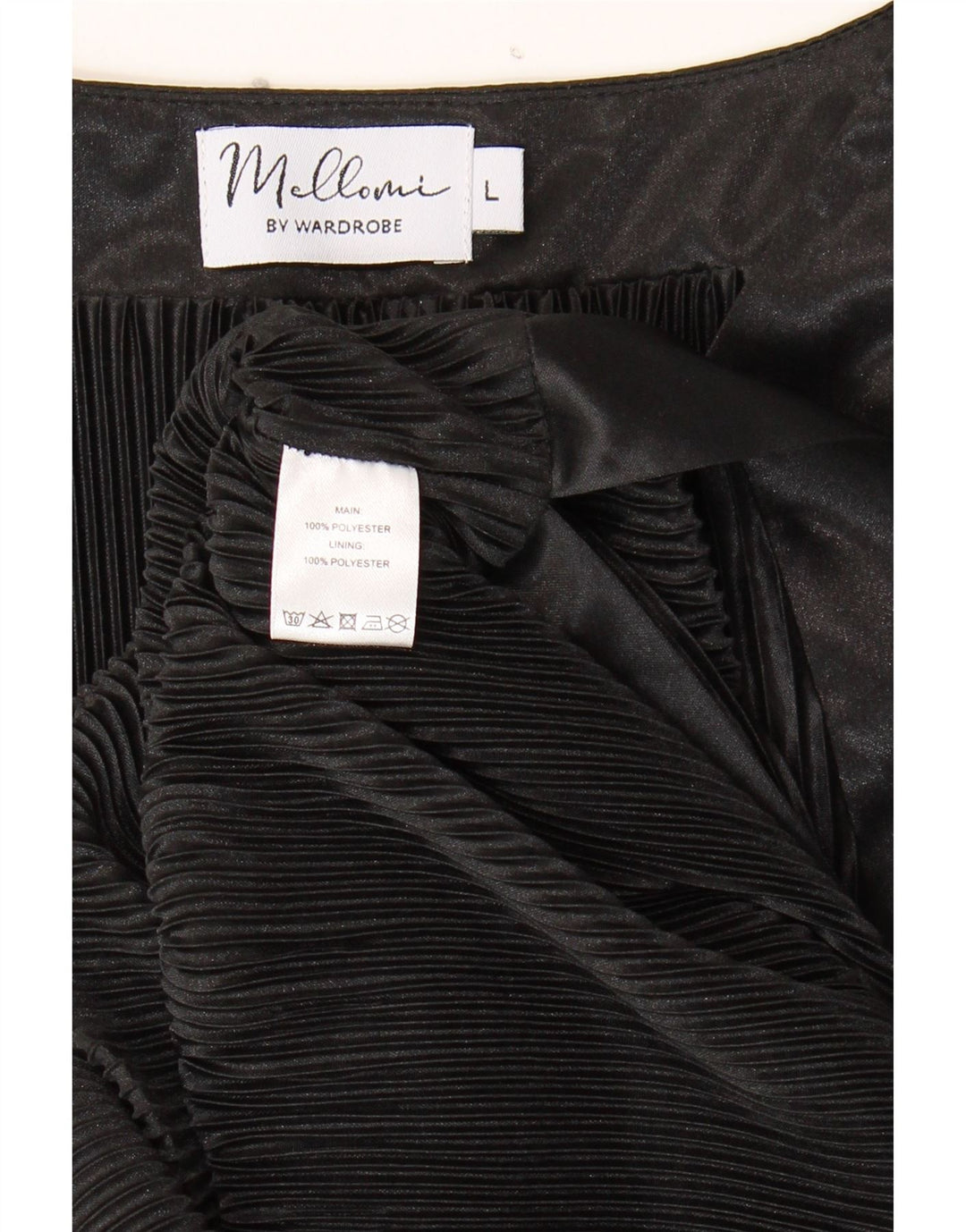 WARDROBE Womens Longline Oversized 3/4 Sleeve Blouse Top UK 16 Large Black Vintage Wardrobe and Second-Hand Wardrobe from Messina Hembry 
