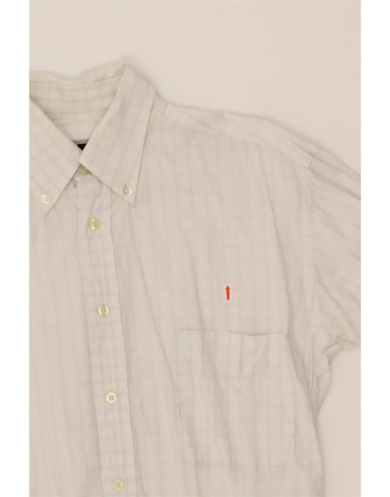 EMANUEL UNGARO Mens Shirt Size 40 15 1/2 Medium White Check Vintage Emanuel Ungaro and Second-Hand Emanuel Ungaro from Messina Hembry 