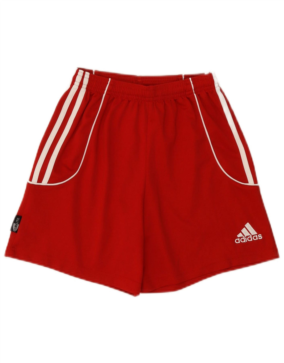 Adidas Boys Climalite Sport Shorts 9-10 Years XS Red Polyester