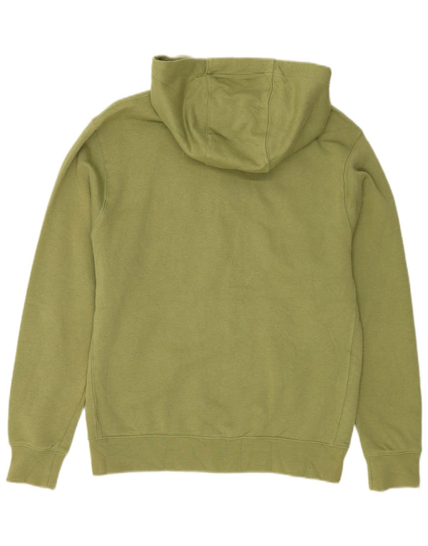 Nike Mens Zip Hoodie Sweater Medium Green Cotton