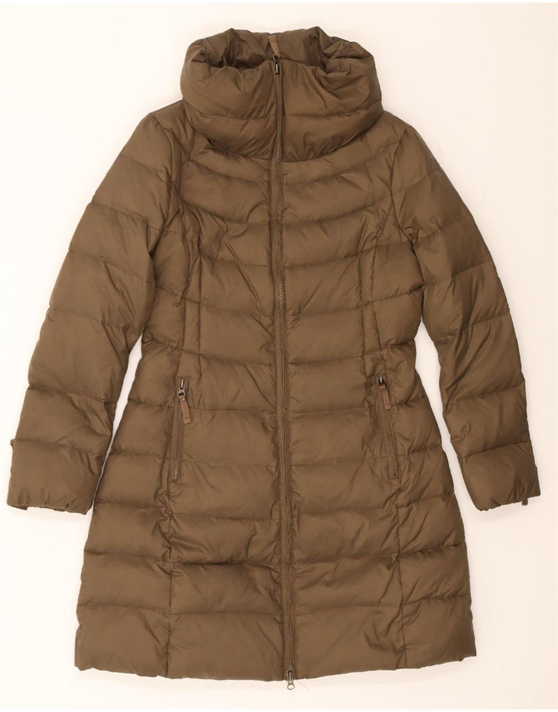 BENETTON Womens Padded Coat IT 46 Large Brown Polyamide Vintage Benetton and Second-Hand Benetton from Messina Hembry 