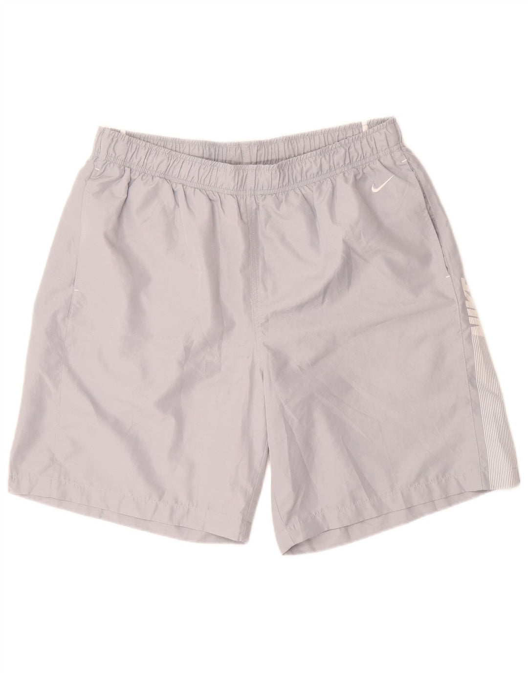 Nike Mens Graphic Sport Shorts XL  Grey Pinstripe Polyester