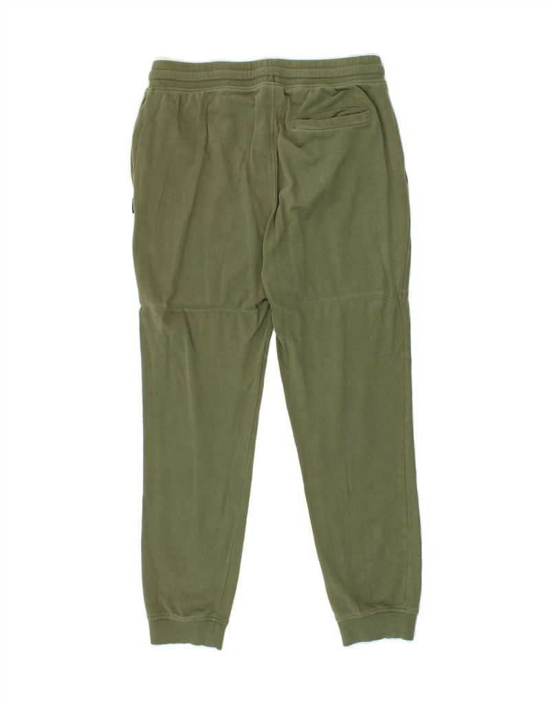 JACK & JONES Mens Tracksuit Trousers Joggers Large Green Cotton Vintage Jack & Jones and Second-Hand Jack & Jones from Messina Hembry 