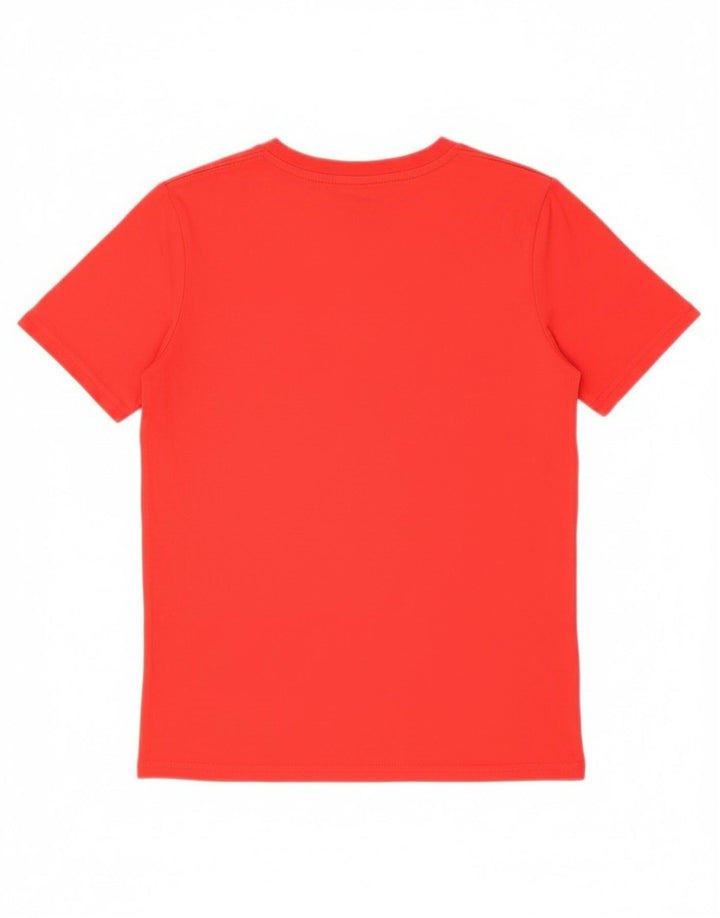 Puma Boys Graphic T-Shirt Top 10-11 Years Red Cotton
