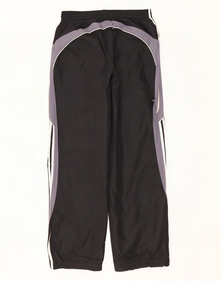 Adidas Mens Tracksuit Trousers Medium Black Colourblock Polyester