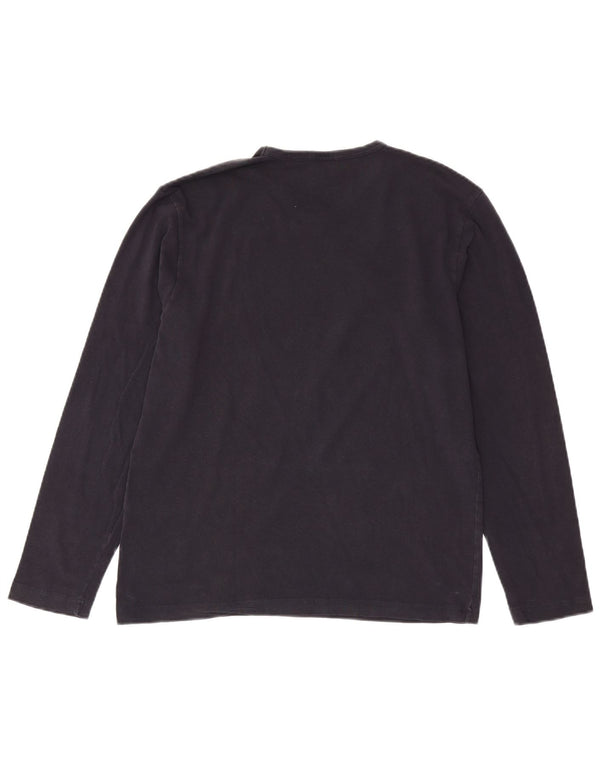 Calvin Klein Jeans Mens Top Long Sleeve Medium Navy Blue