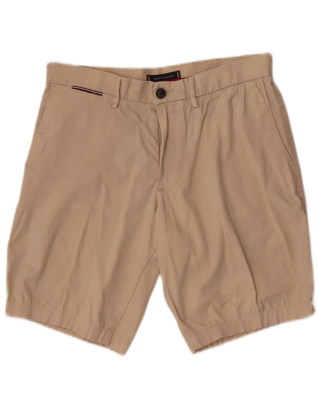 Tommy Hilfiger Mens Chino Shorts W30 Medium Beige Cotton