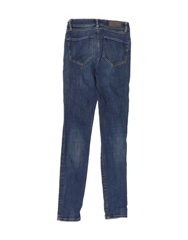 ALL SAINTS Womens Skinny Jeans W27 L29 Blue Cotton Vintage All Saints and Second-Hand All Saints from Messina Hembry 