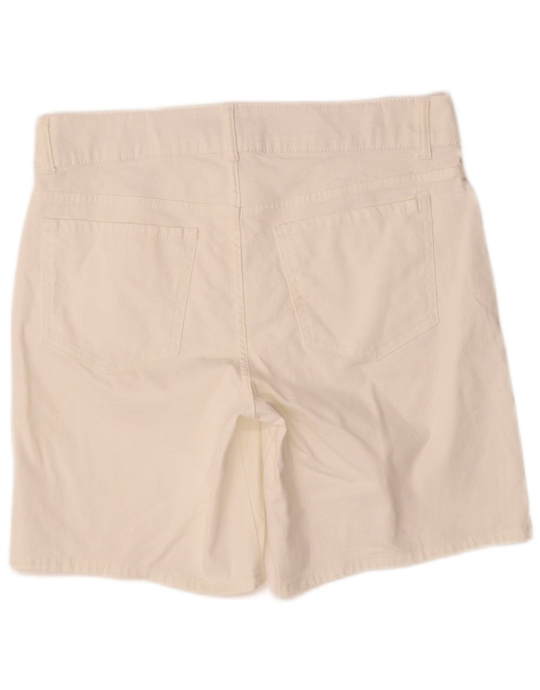 LEE Womens Riders Casual Shorts US 10 Large W34 White Cotton