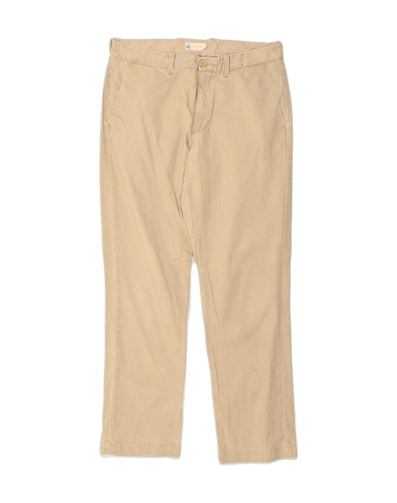 J. CREW Mens Straight Chino Trousers W32 L30  Beige Cotton | Vintage J. Crew | Thrift | Second-Hand J. Crew | Used Clothing | Messina Hembry 