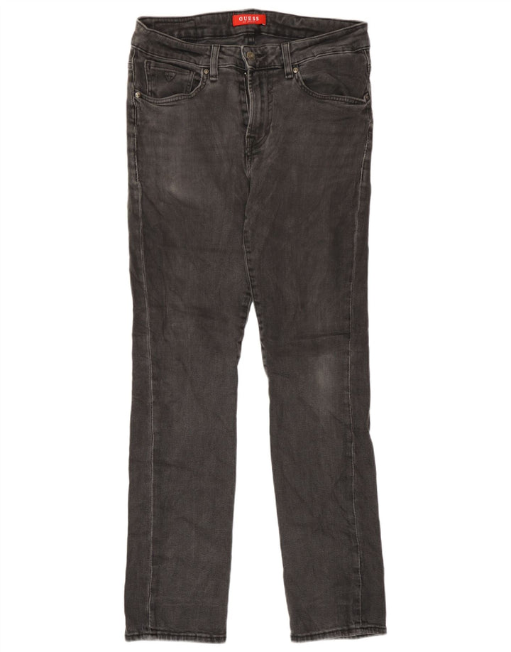 Guess Mens Graphic Slim Jeans W31 L30 Grey Cotton