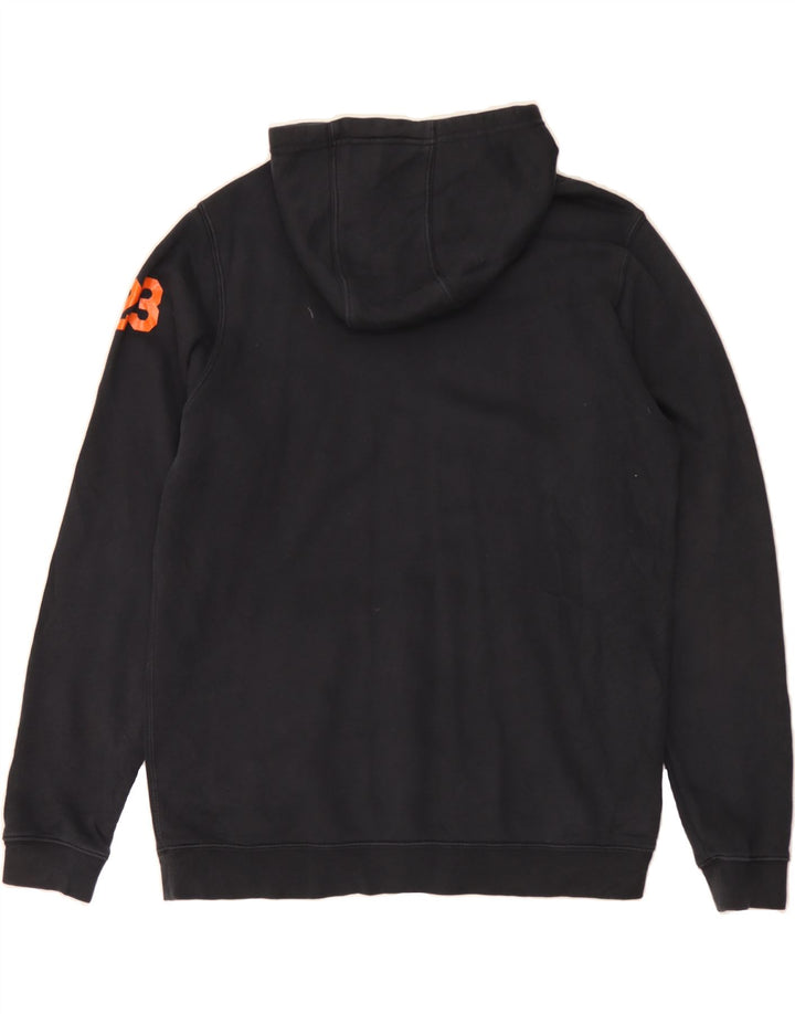 NIKE Mens Graphic Hoodie Jumper Large Black Cotton Vintage Nike and Second-Hand Nike from Messina Hembry 