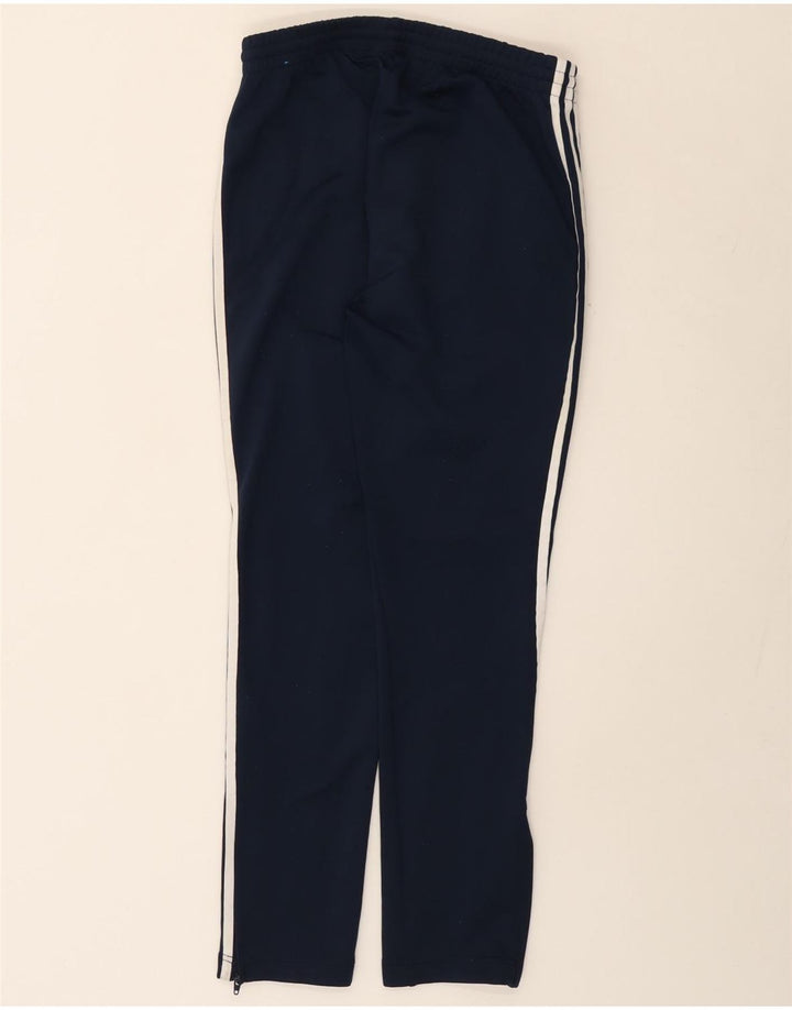 ADIDAS Mens Tracksuit Trousers Medium  Navy Blue Cotton