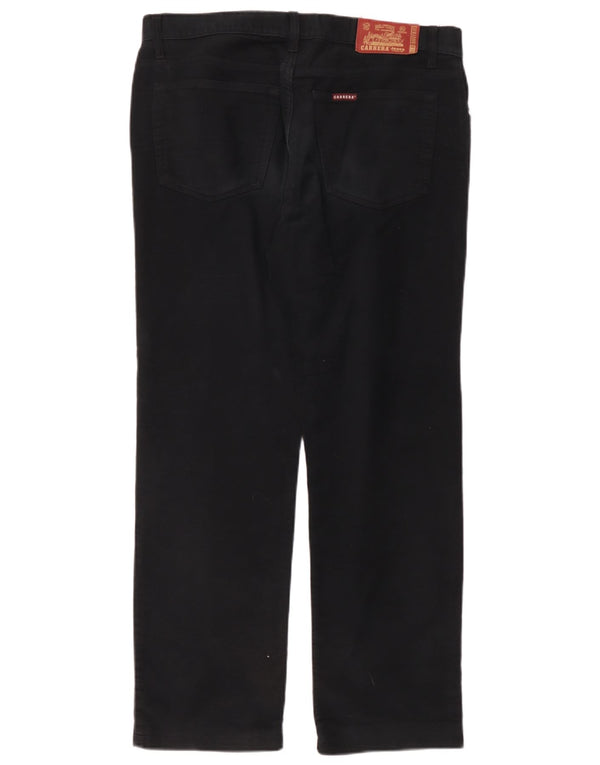 Carrera Mens 700 Regular Fit Straight Jeans IT 52 XL W36 L30 Black Cotton