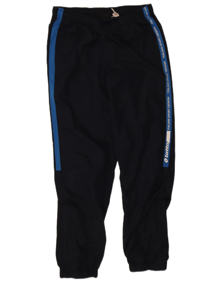 LOTTO Mens Graphic Tracksuit Trousers Joggers Large  Navy Blue