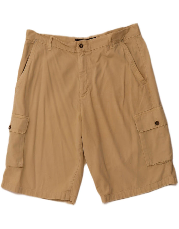 CARRERA Mens Cargo Shorts IT 54 2XL W38 Beige Cotton