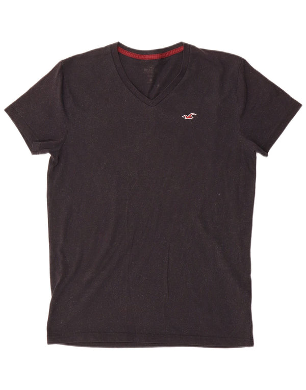 Hollister Mens T-Shirt Top Medium Grey Cotton