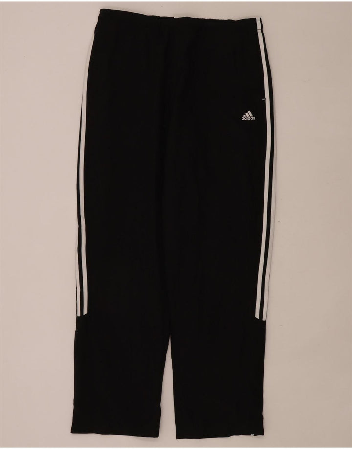 Adidas Womens Tracksuit Trousers UK 16 Large Black Polyester