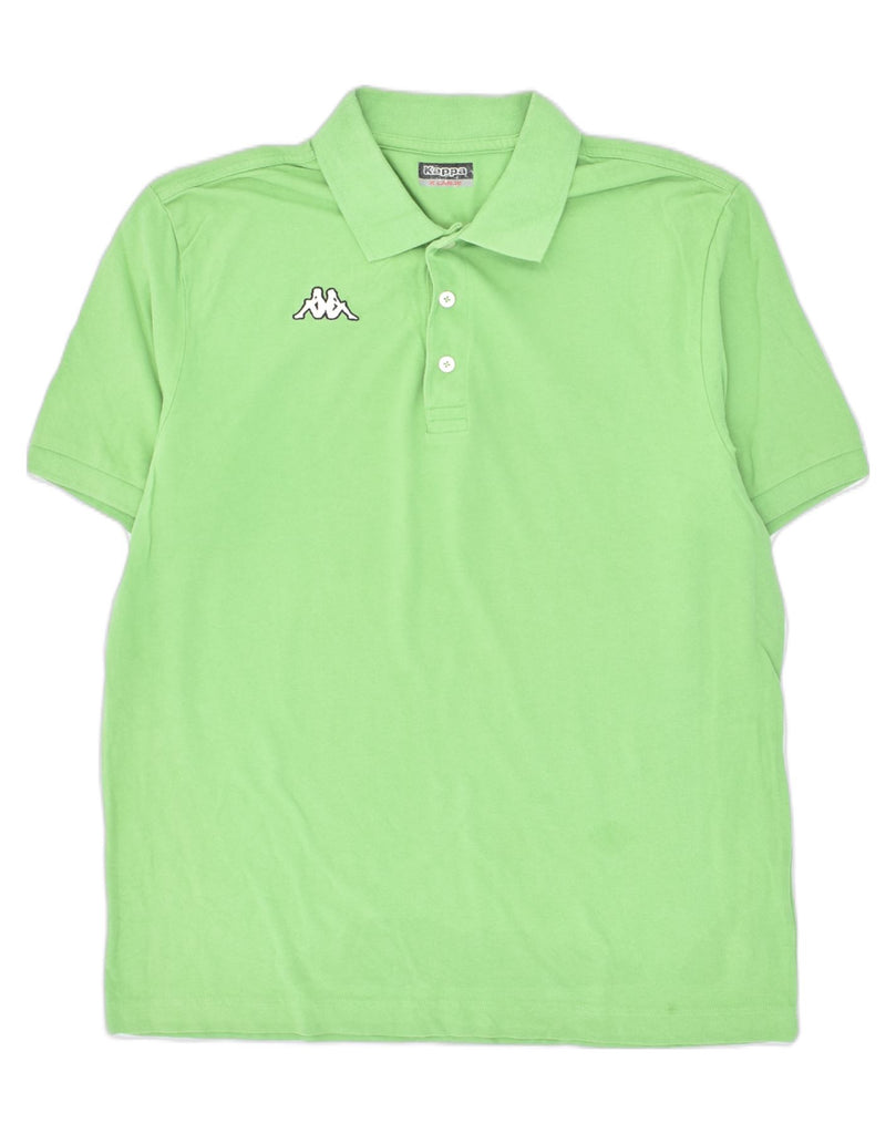 KAPPA Mens Polo Shirt XL Green Cotton | Vintage Kappa | Thrift | Second-Hand Kappa | Used Clothing | Messina Hembry 