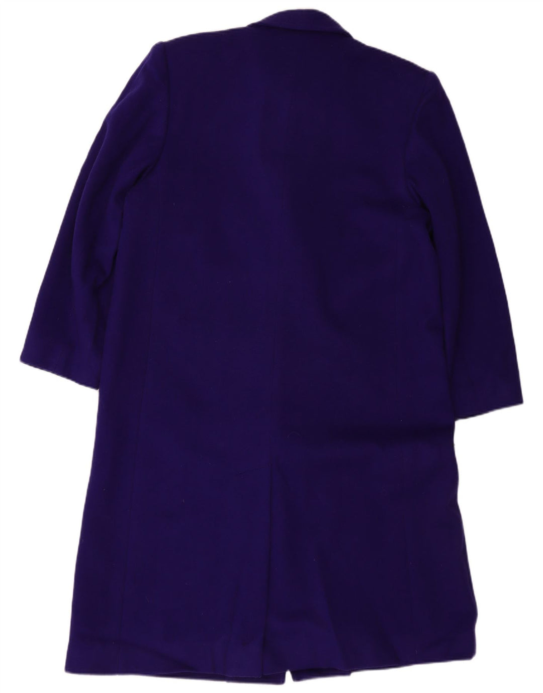 LONDON FOG Womens Overcoat US 16 2XL Blue Virgin Wool